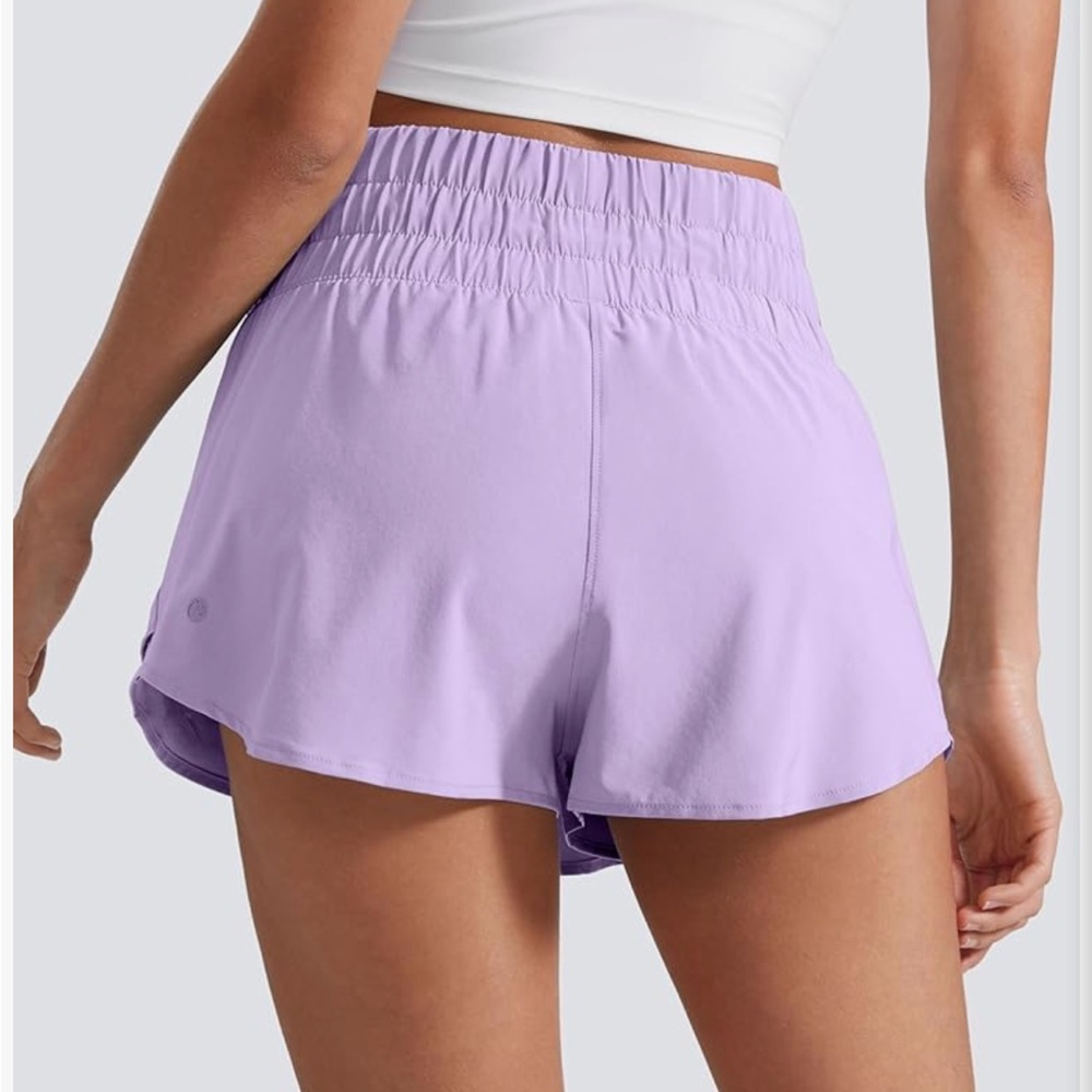 CRZ YOGA Lilac Elastic-Waist Athletic Skort. - Picture 11 of 11